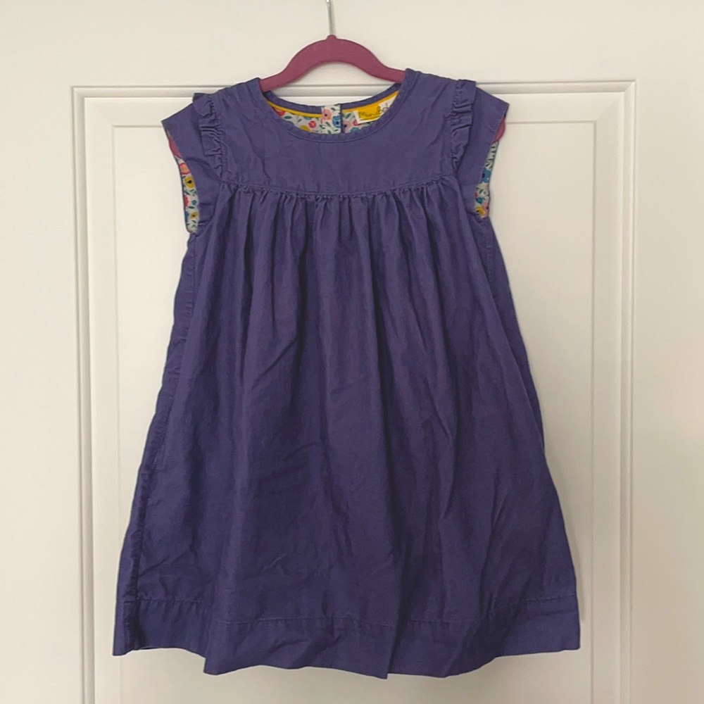 COPY - Mini Boden corduroy dress with floral lining